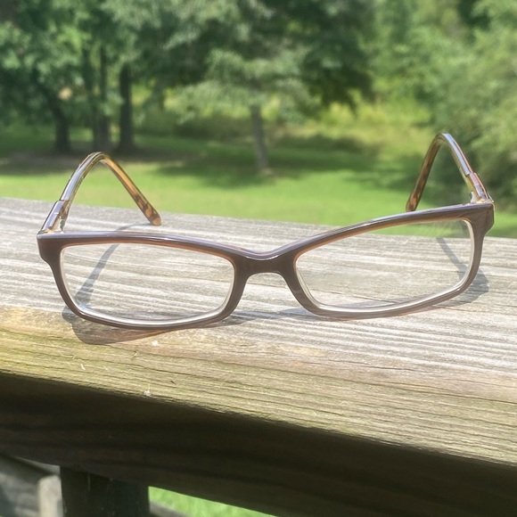 SOLD💲Burberry glasses frames Made in Italy 52[]16 140 B2004 3023 Brown Clear - Picture 3 of 16